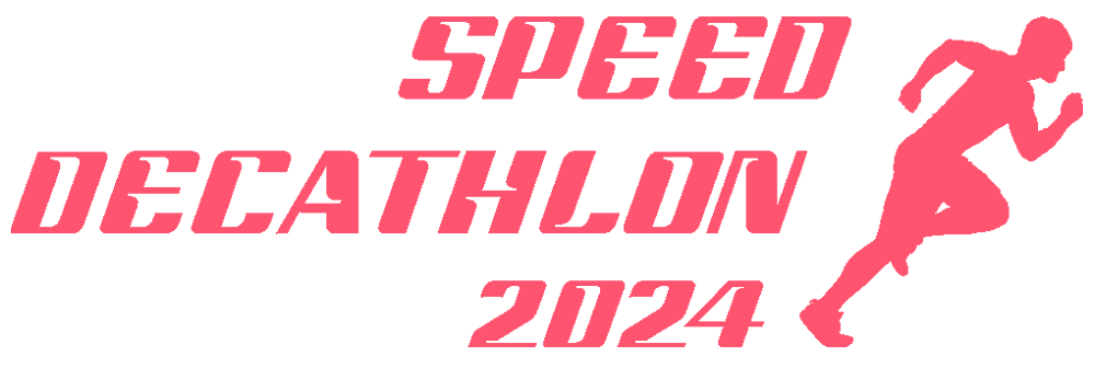 Speed Decathlon logo red