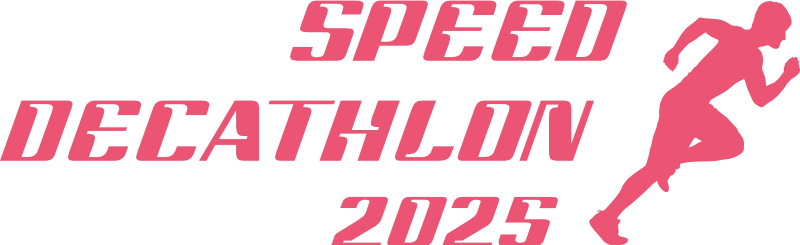 Speed Decathlon logo red